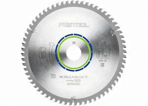 Festool Saw blade ALUMINIUM/PLASTICS HW 216x2,3x30 TF64