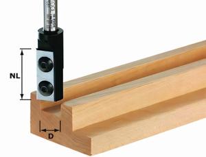 Festool Groove cutter with reversible blades HW S8 D12/30 WP Z1