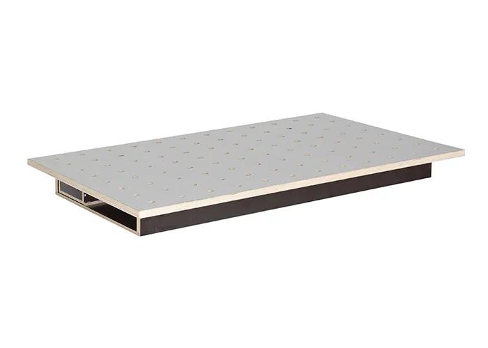 Product image for RUWI table top HPL perforated grid top with drawer