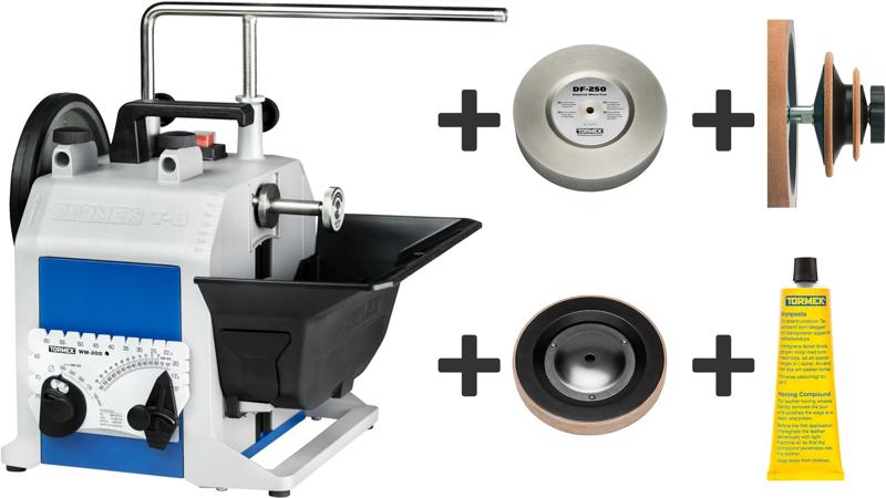 Product image for Tormek T-8 Custom + DF-250 Diamond Wheel Fine