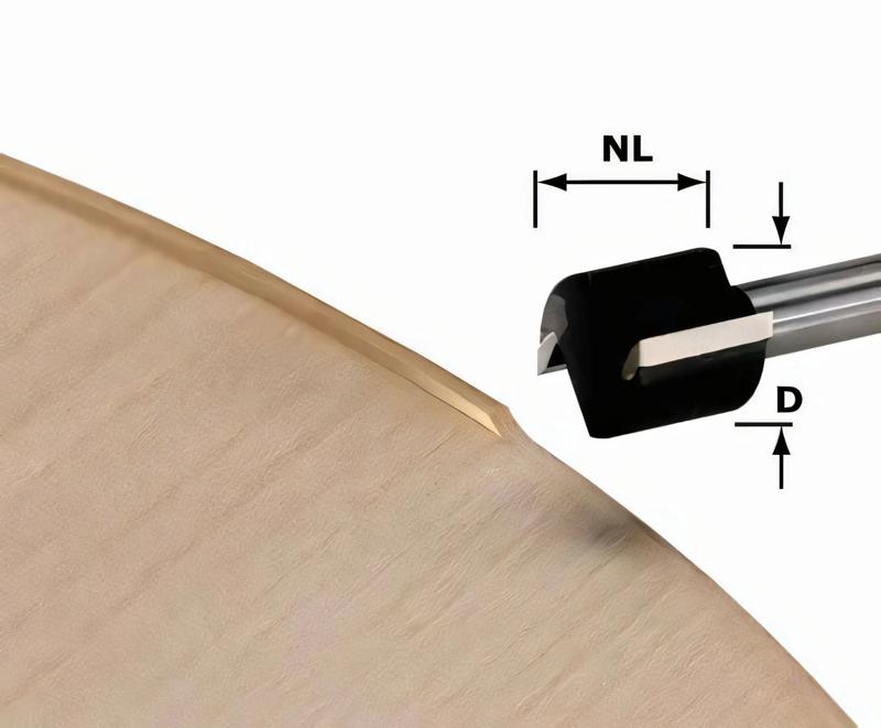 Product image for Festool Edge trimming cutter HW D 19/16 S8 OFK 700