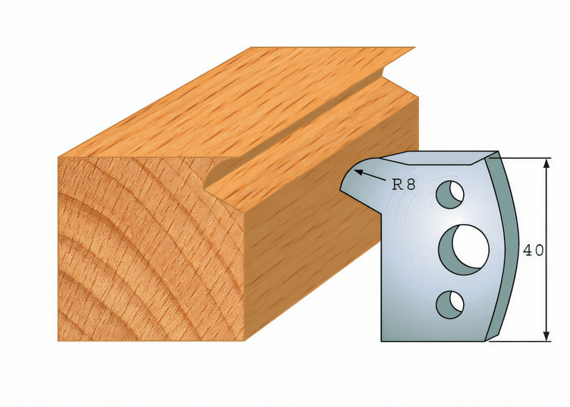 Deflector for milling heads made of SP steel.