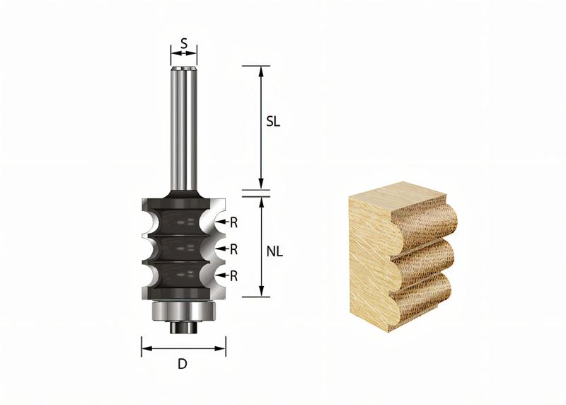 Product image for Triple Bead Cutter R 3,2 mm
