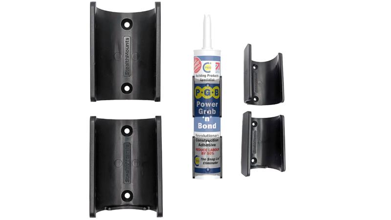 Product image for Black StealthMounts Tube Mount V2, 2 pcs.